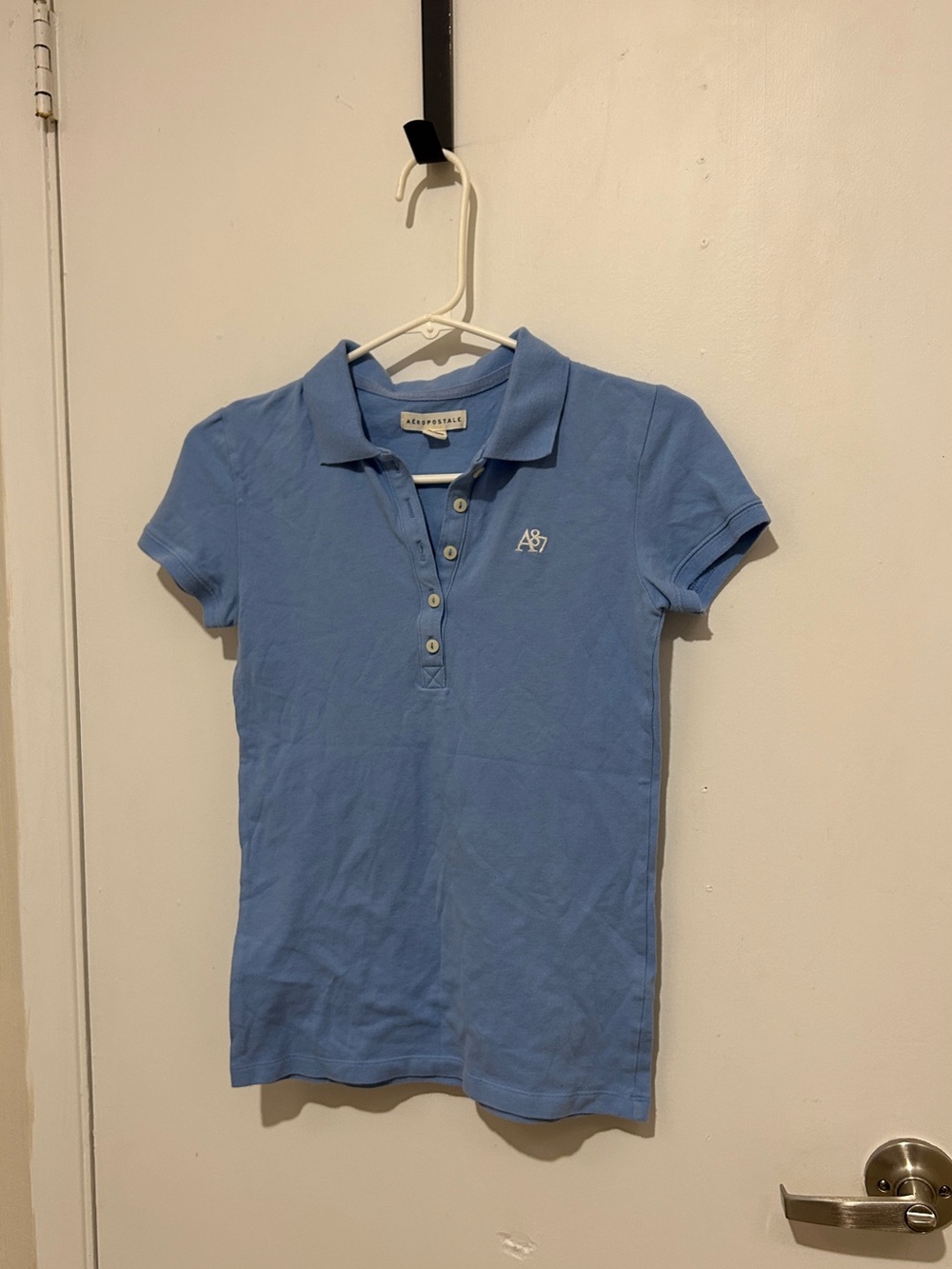 Aeropostale blue polo shirt